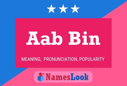 Aab Bin Name Poster