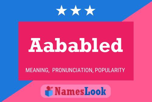 Aababled Name Poster