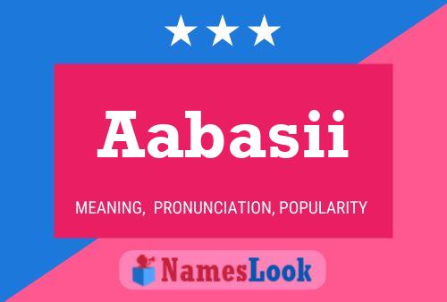 Aabasii Name Poster