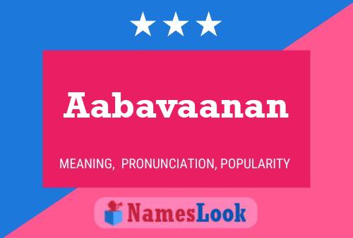 Aabavaanan Name Poster