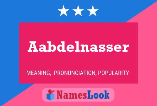 Aabdelnasser Name Poster