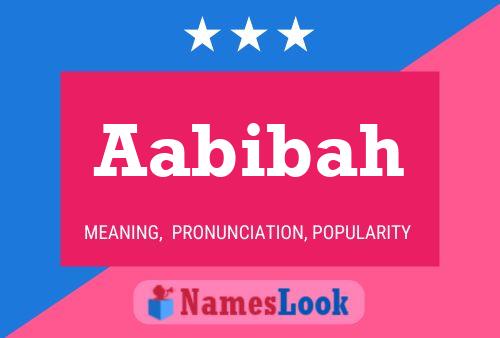 Aabibah Name Poster