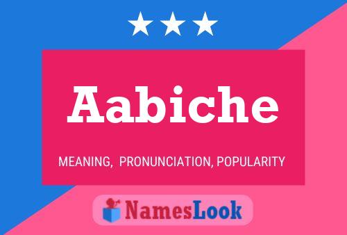 Aabiche Name Poster