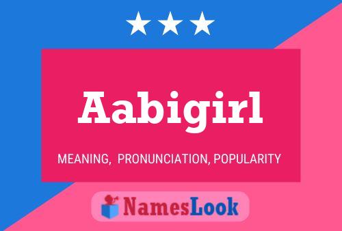 Aabigirl Name Poster