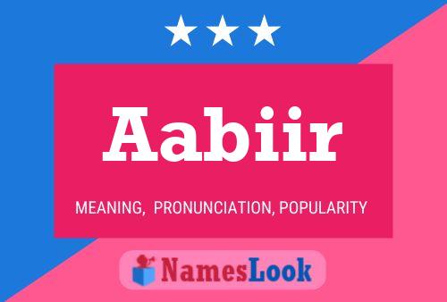 Aabiir Name Poster