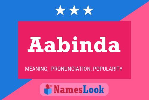 Aabinda Name Poster