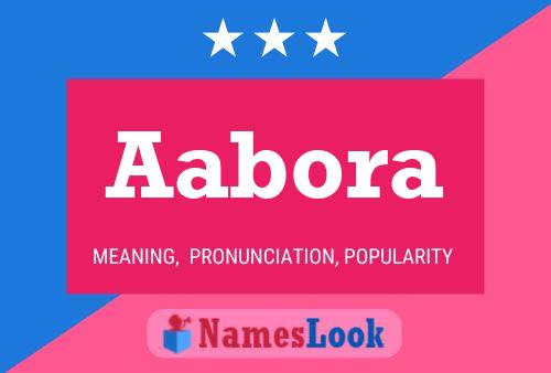 Aabora Name Poster