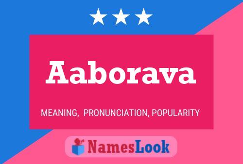 Aaborava Name Poster