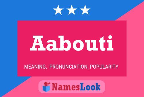 Aabouti Name Poster