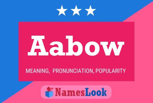 Aabow Name Poster