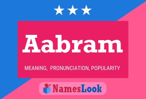 Aabram Name Poster