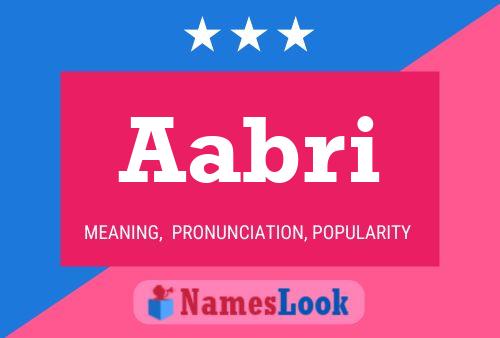 Aabri Name Poster