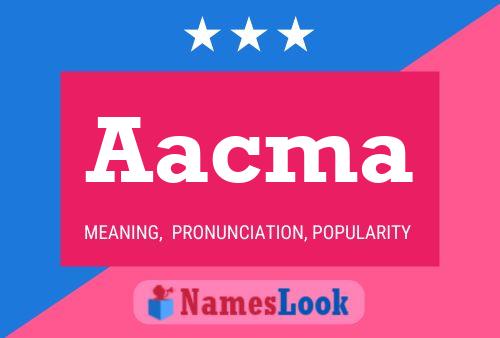 Aacma Name Poster