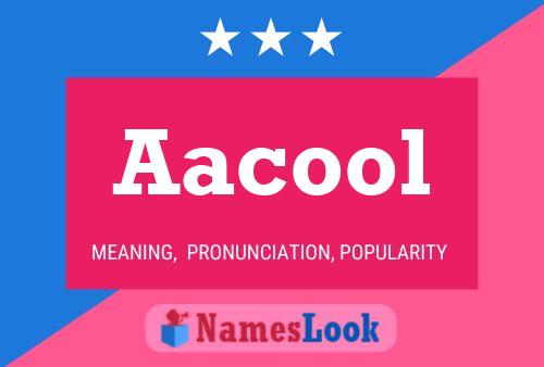 Aacool Name Poster