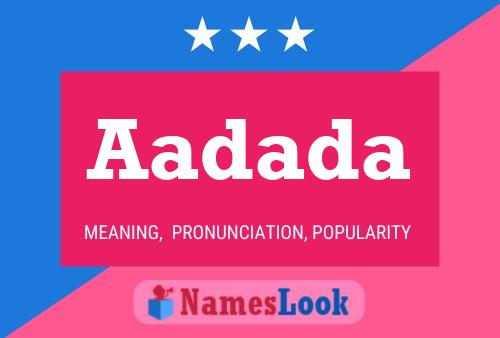 Aadada Name Poster