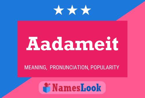 Aadameit Name Poster