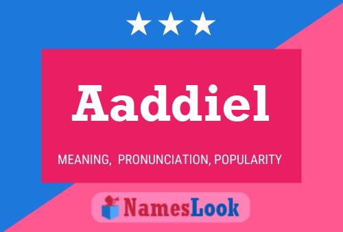 Aaddiel Name Poster