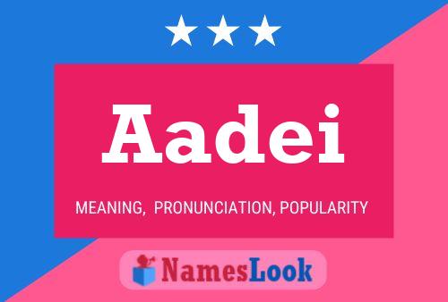 Aadei Name Poster