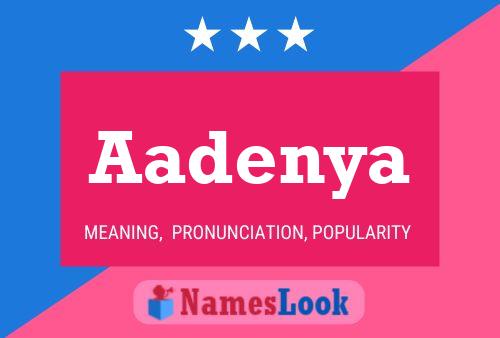 Aadenya Name Poster