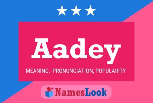 Aadey Name Poster