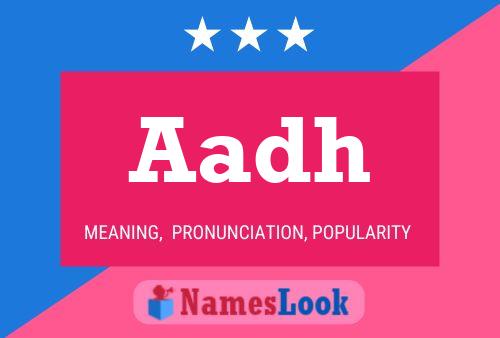 Aadh Name Poster