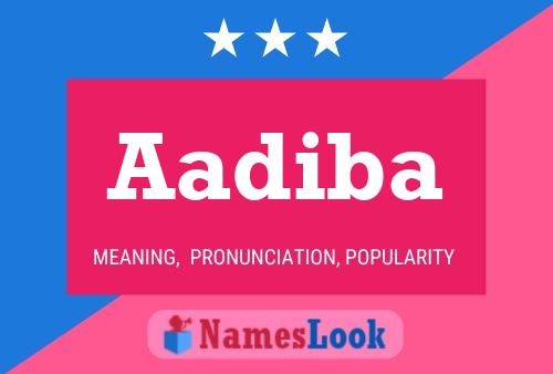 Aadiba Name Poster