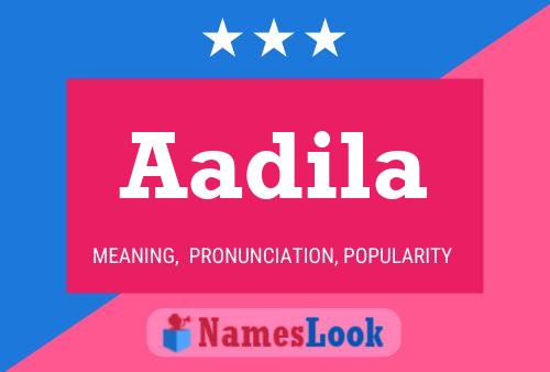 Aadila Name Poster