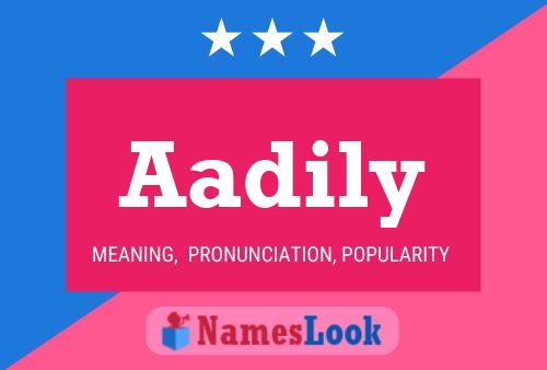 Aadily Name Poster