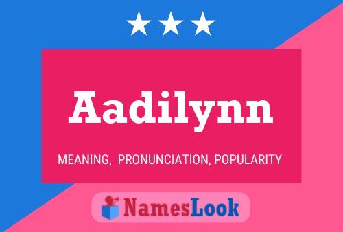 Aadilynn Name Poster