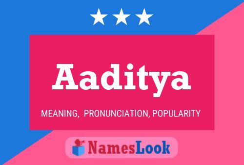 Aaditya Name Poster