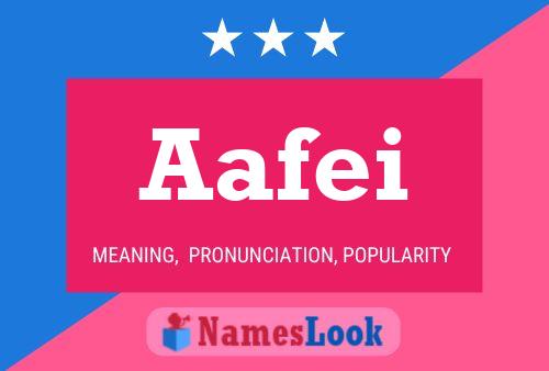 Aafei Name Poster