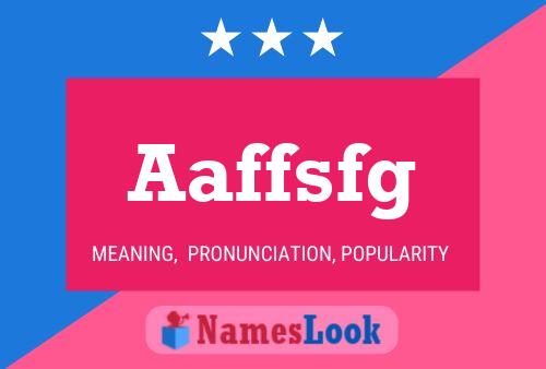 Aaffsfg Name Poster