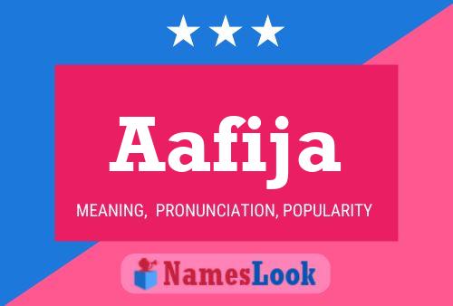 Aafija Name Poster