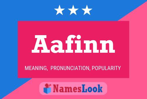 Aafinn Name Poster