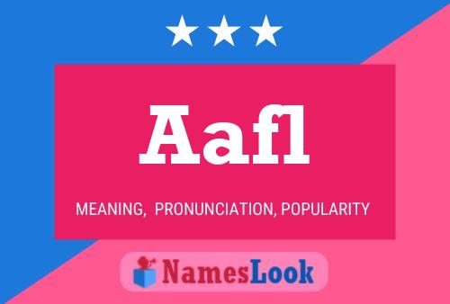 Aafl Name Poster