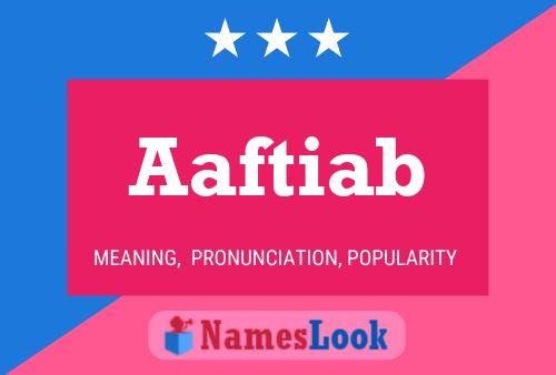 Aaftiab Name Poster