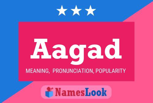 Aagad Name Poster