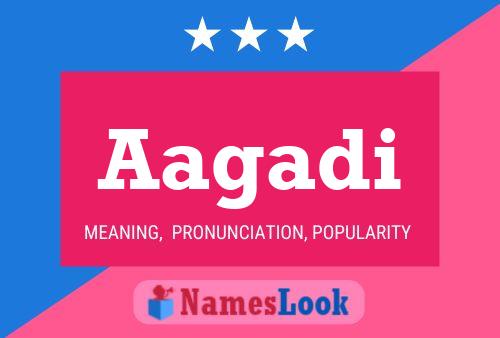 Aagadi Name Poster