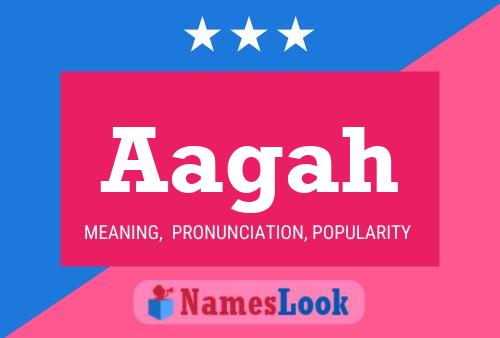 Aagah Name Poster