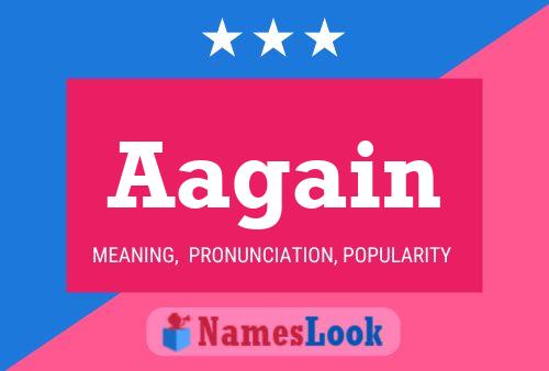 Aagain Name Poster