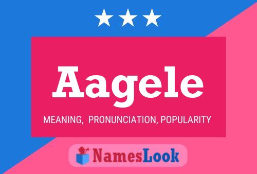 Aagele Name Poster