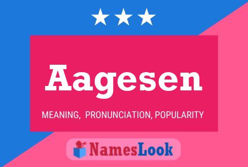 Aagesen Name Poster