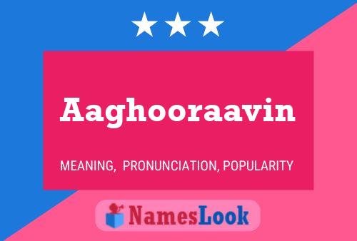 Aaghooraavin Name Poster