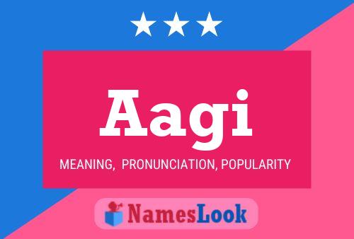 Aagi Name Poster