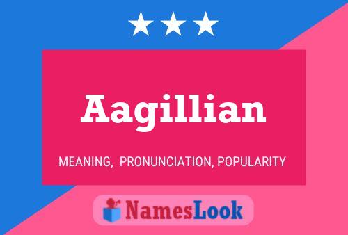 Aagillian Name Poster