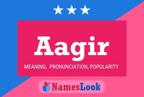 Aagir Name Poster