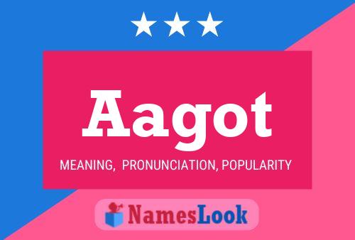 Aagot Name Poster