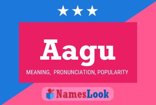 Aagu Name Poster