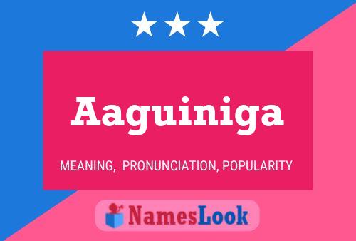 Aaguiniga Name Poster