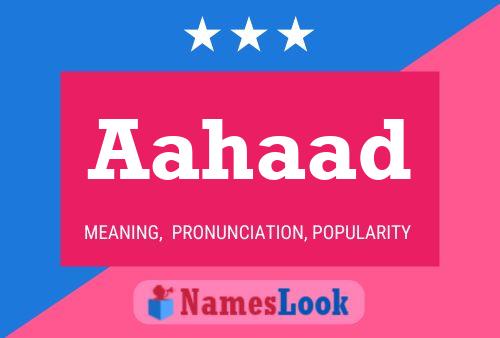 Aahaad Name Poster